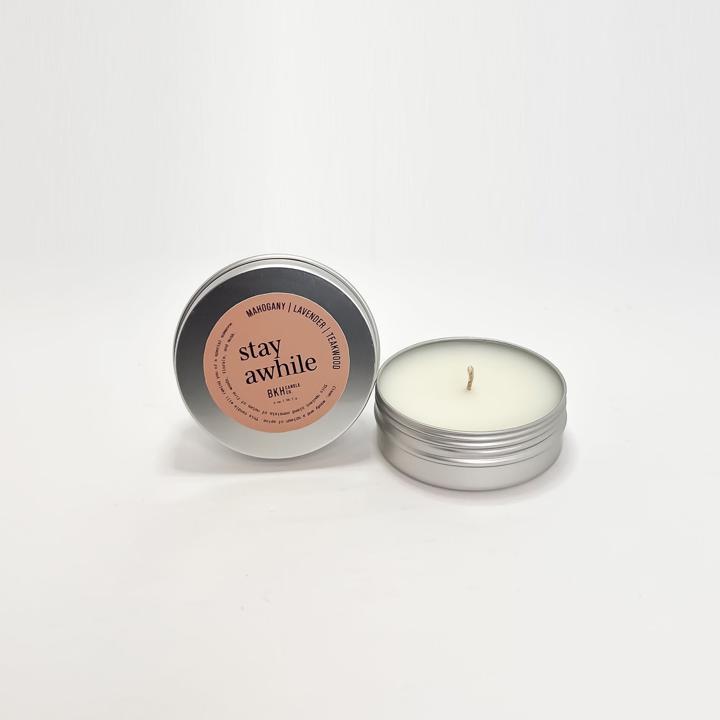 Stay Awhile Mini Candle